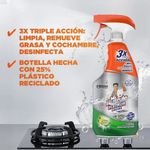 Limpiador para Cocina Mr. Músculo Platinum Triple Acción Aroma Limón de 650 ml