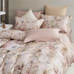 Funda de Duvet Ophelie Tamaño King Estampado Floral Rosa