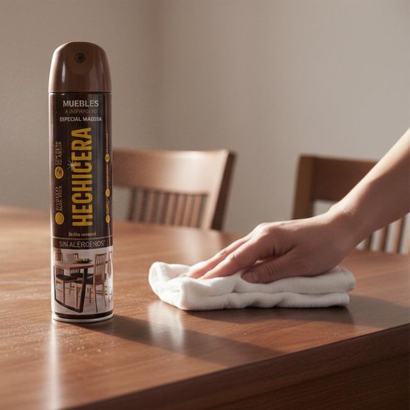 Limpiador en Spray Hechicera Atrapa Polvo para Madera de 400 ml