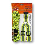Arnés y Correa Reflectivo para Perro Talla S Colores Surtidos