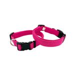 Set de Collar y Jalador Rosa Neon Talla S