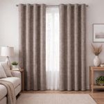 Cortina para Ventana Black Out 137 x 228 Cm Color Café