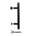 Halador Madison para Puerta Tipo Granero Color Negro Mate