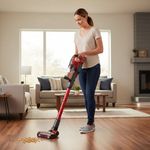 Aspiradora Inalámbrica tipo Escoba 20V con Cepillo Anti-enredos