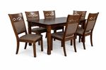 Comedor Zafiro de 6 Piezas con Mesa de 160 x 90 x 76.5 cm en Color Café