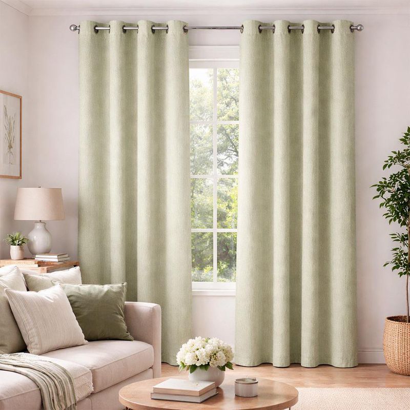 Cortina para Ventana Black Out 137x228 Cm Color Beige