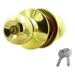 Cerradura Pomo Wale para Dormitorio Acabado Dorado