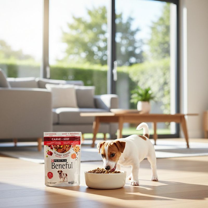 Alimento Húmedo para Perro Cachorro Raza Pequeña Sabor Carne 100 Grs