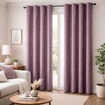 Cortina para Ventana Black Out 137x228 Cm Color Morado