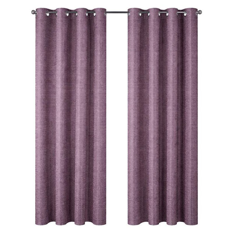 Cortina para Ventana Black Out 137x228 Cm Color Morado