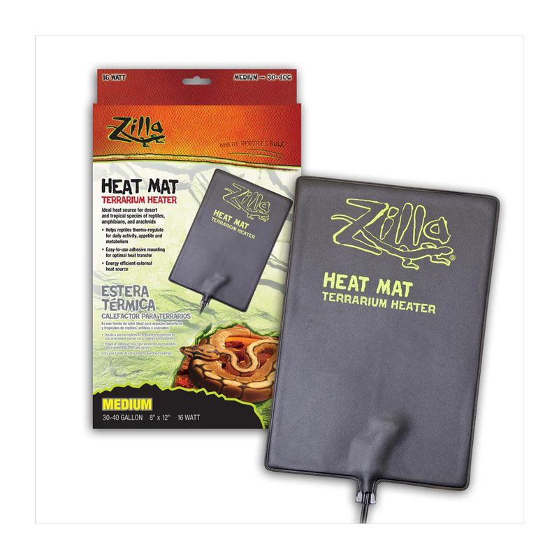 Manta de Calor Zilla Medium de 17.8 cm para Terrarios de 30 a 40 Galones