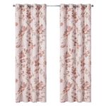 Cortina para Ventana Black Out Diseño Flores 137x228 Cm