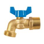 Chorro Tipo Bola Mariposa 3/4 Plg x 3/4 Plg de Metal