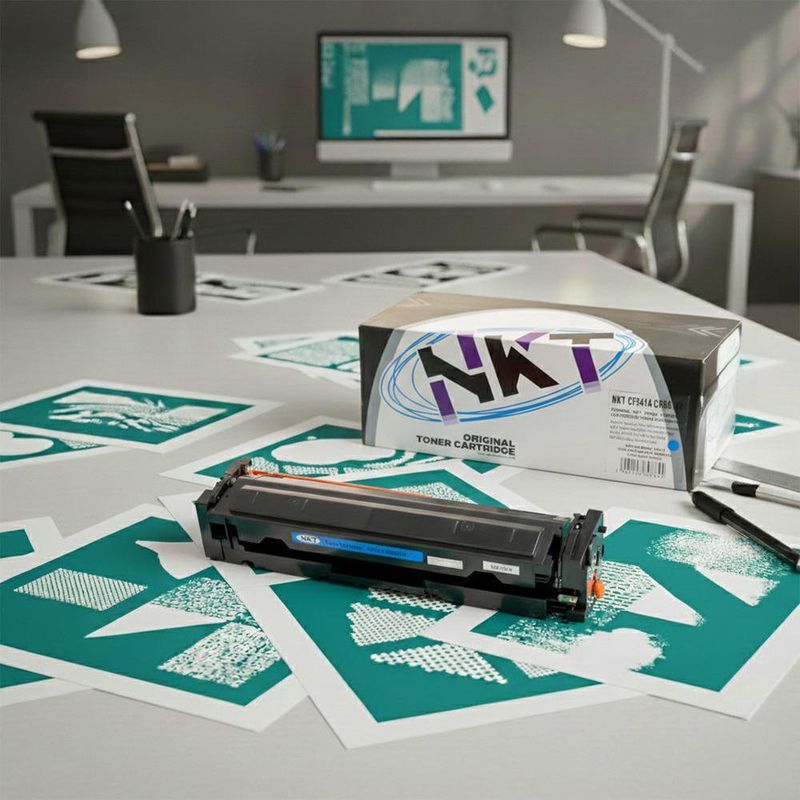 Cartucho de Tóner para CF541A y Canon CRG054