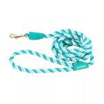 Correa Li'l Pals Mini Rope para Perro Color Aqua