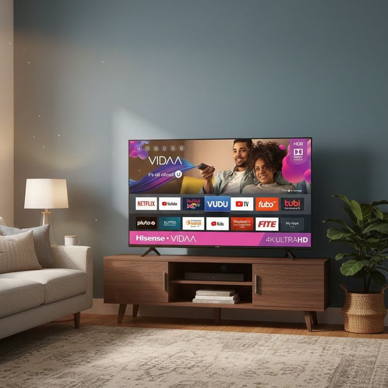 Televisor Smart TV Hisense de 50 plg UHD 4K VIDAA Dolby Vision