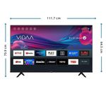 Televisor Smart TV Hisense de 50 plg UHD 4K VIDAA Dolby Vision