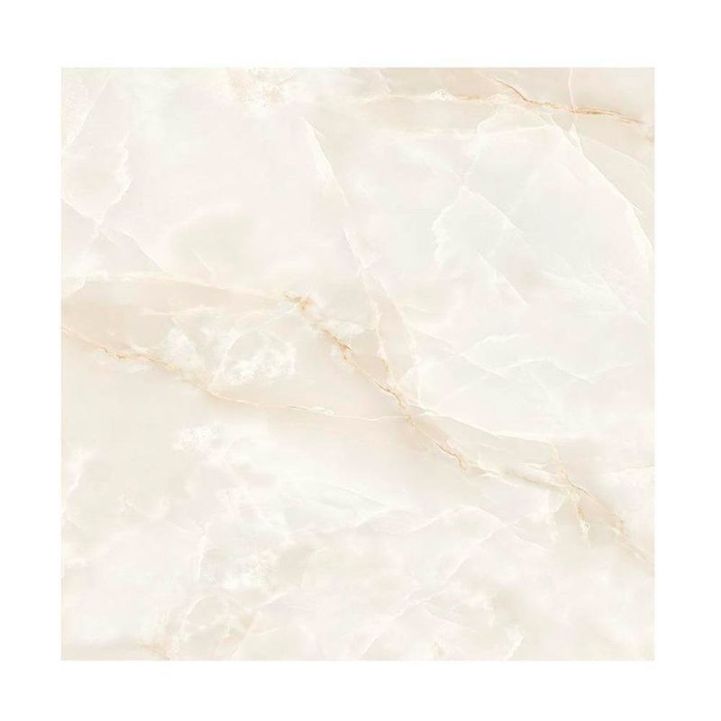 Piso Cerámico Alabastro Acabado Brillante Color Beige de 61 x 61 cm en Caja de 2.65 m²