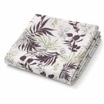 Set de Cortina para Baño Diseño Flores con 12 Ganchos 180 x 180 Cm