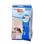 Pañales Desechables para Perro Wee Wee Talla Medium 12 Piezas