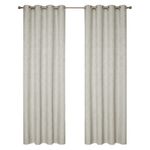 Cortina para Ventana Black Out Emboss 137x228 Cm Color Gris