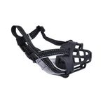 Bozal de Canasta de Caucho Color Negro No. 2