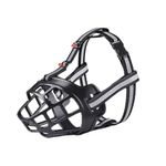 Bozal de Canasta de Caucho Color Negro No. 4