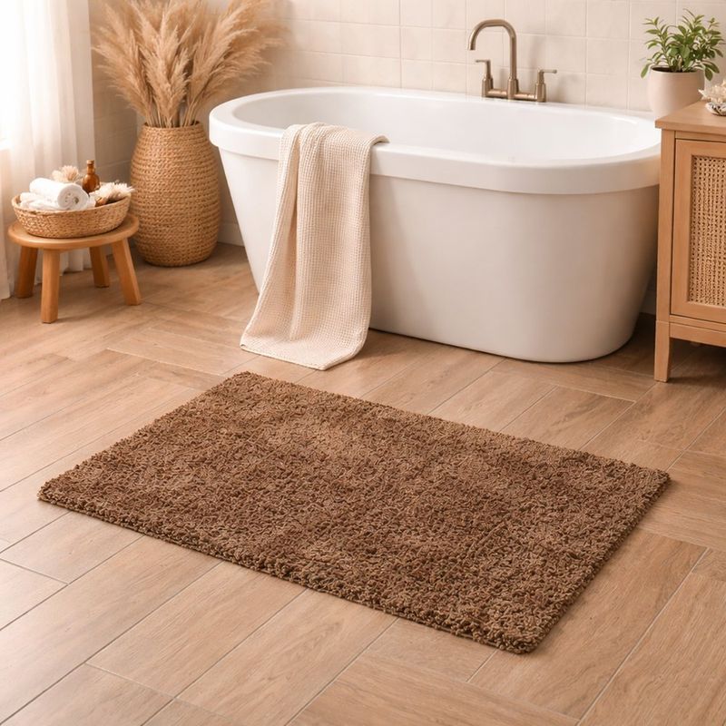 Alfombra Isola Color Café de 50 x 80 Cm