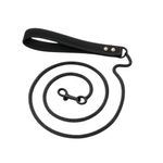 Correa para Perro Snake Chain Color Negro de 4 Mm x 120 Cm