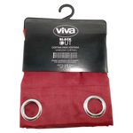 Cortina para Ventana Black Out 137x228 Cm Color Rojo