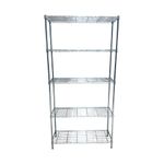 Estante Cromado Mini de 2 Niveles 1250 LB 34 x 89 x 180 cm