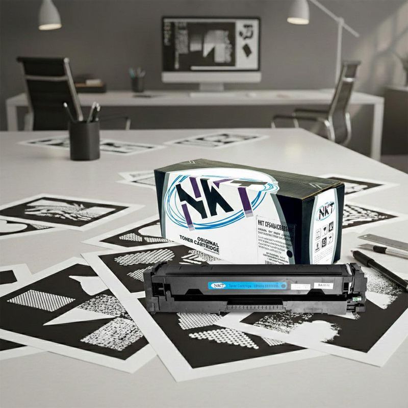 Cartucho de Tóner Negro CF540A y Canon CRG054