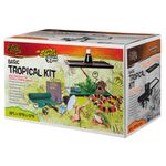 Kit Básico Tropical para Reptiles con Terrario de 20x10x12 Plg