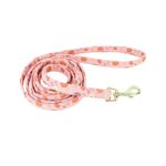 Correa para Perro Accent Color Rosado y Dorado de 5/8 Plg
