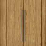 Armario Ita de 6 Puertas Color Café Textura Acanalada 47 x 230 x 223 Cm