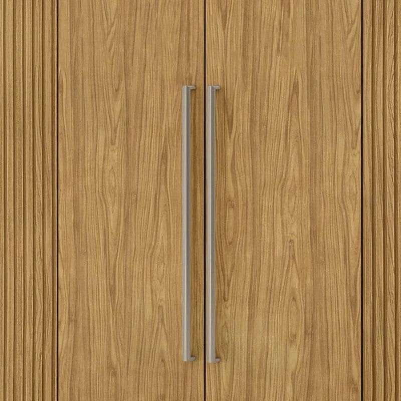 Armario Ita de 6 Puertas Color Café Textura Acanalada 47 x 230 x 223 Cm