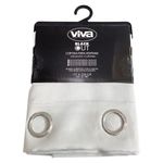 Cortina para Ventana Black Out 137 x 228 Cm Color Gris