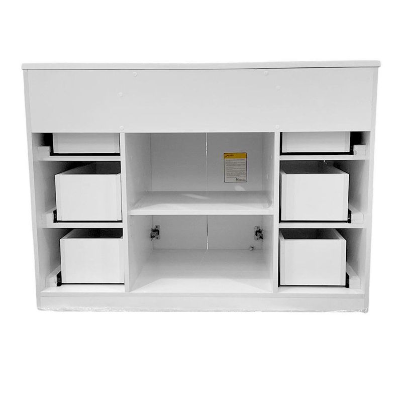 Vanity con Lavamanos Gaviota Color Blanco 100 x 54 Cm