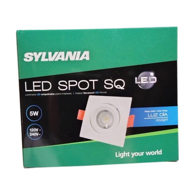 Ojo de Buey Cuadrado 5W Luz Cálida