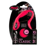 Correa Retráctil Flexi New Classic para Perro Color Rojo Talla XS