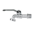Chorro Tipo Bola Palanca 1/2 Plg x 3/4 Plg 110g de Metal