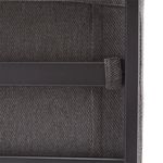 Sillón de Jardín Idunn de Aluminio Color Negro 82 x 61 Cm