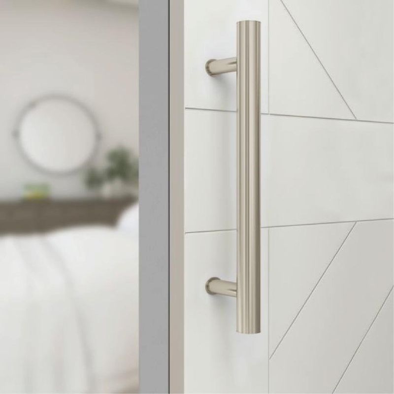 Halador Madison para Puerta Tipo Granero Acabado Nickel