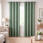 Cortina para Ventana Black Out 137x228 Cm Color Verde