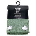 Cortina para Ventana Black Out 137x228 Cm Color Verde