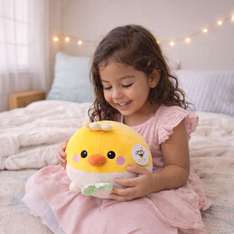 Cojín Decorativo Infantil Pollito Amarillo