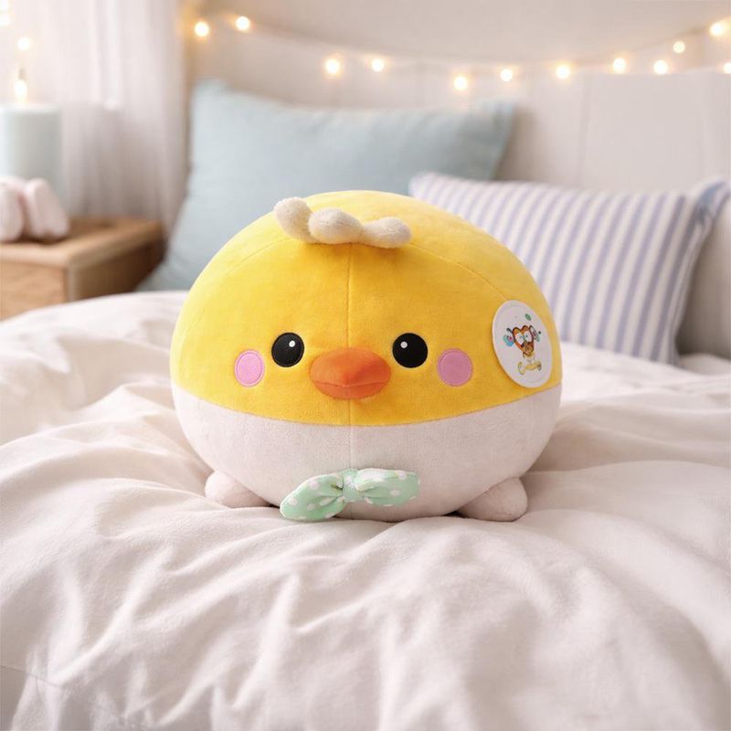 Cojín Decorativo Infantil Pollito Amarillo