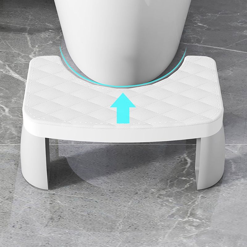 Banco de Apoyo Ergonómico para Inodoro Color Blanco