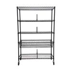 Estante Cromado de 5 Niveles 3000 LB 45 x 120 x 190 cm