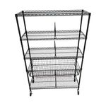 Estante Cromado de 5 Niveles 3000 LB 45 x 120 x 190 cm